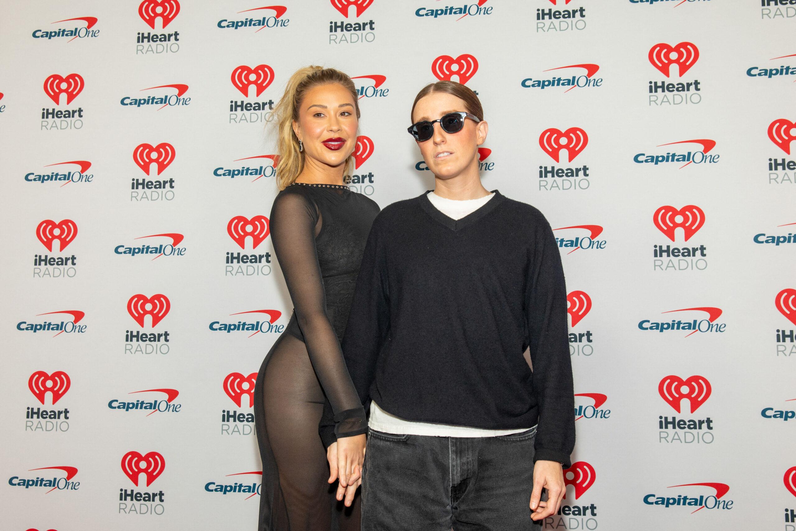 Gabby Windey and Robby Hoffman at 2023 iHeartRadio Music Festival