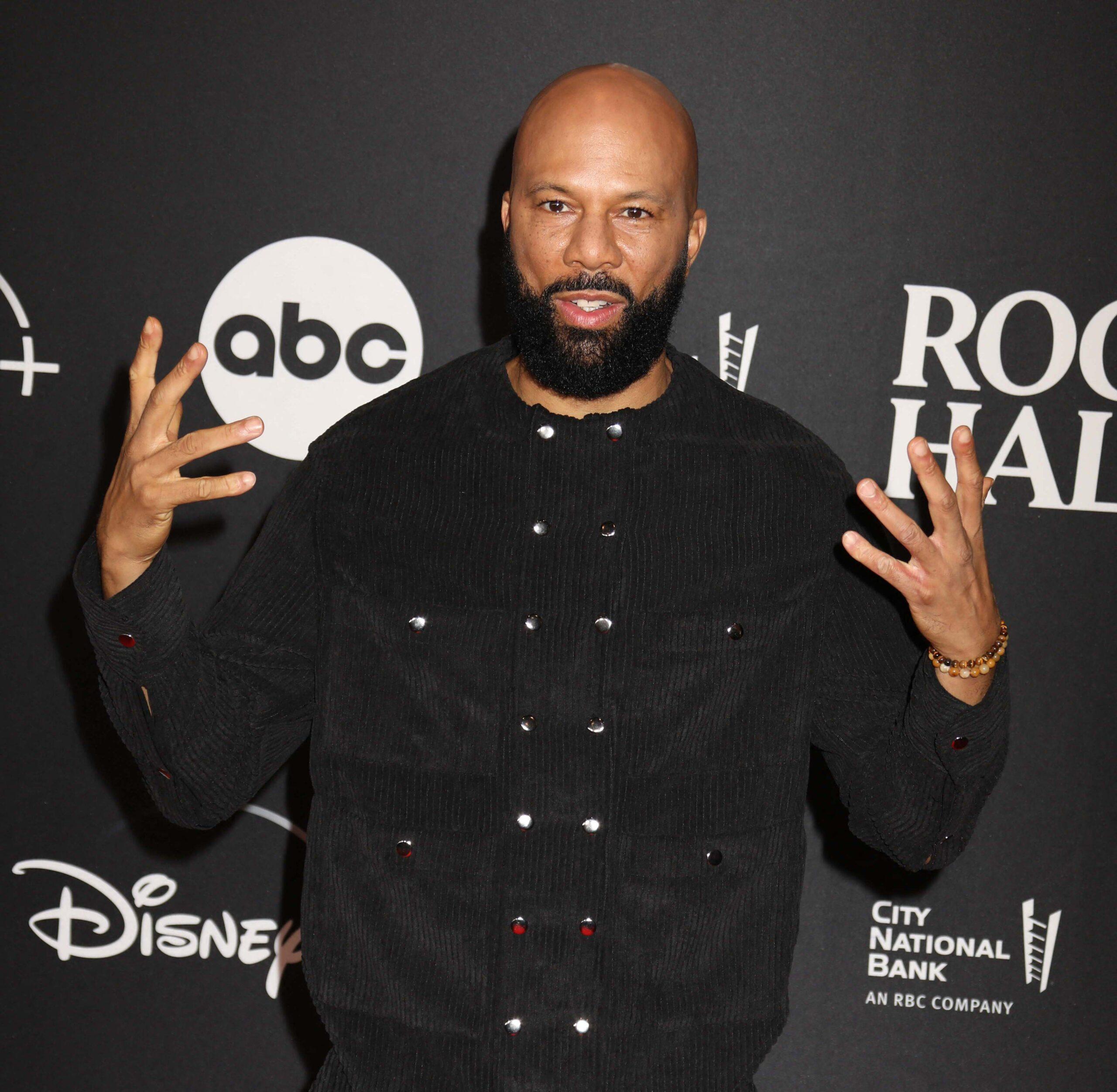 Common attends the 38th Annual Rock and Roll Hall of Fame Induction Ceremony