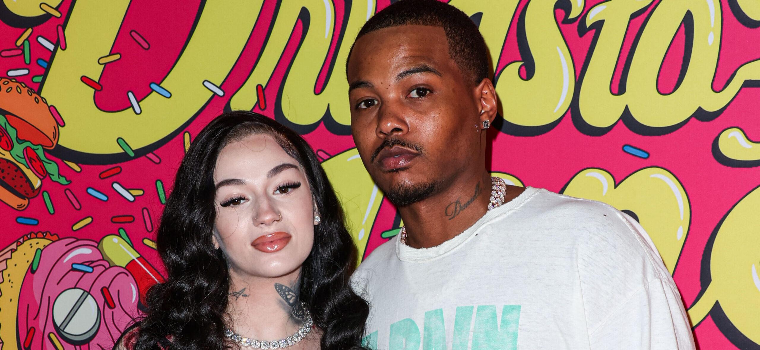 Bhad Bhabie and Le Vaughn attend the Los Angeles Premiere Of Shout! Studios, All Things Comedy and Utopia's 'Drugstore June'