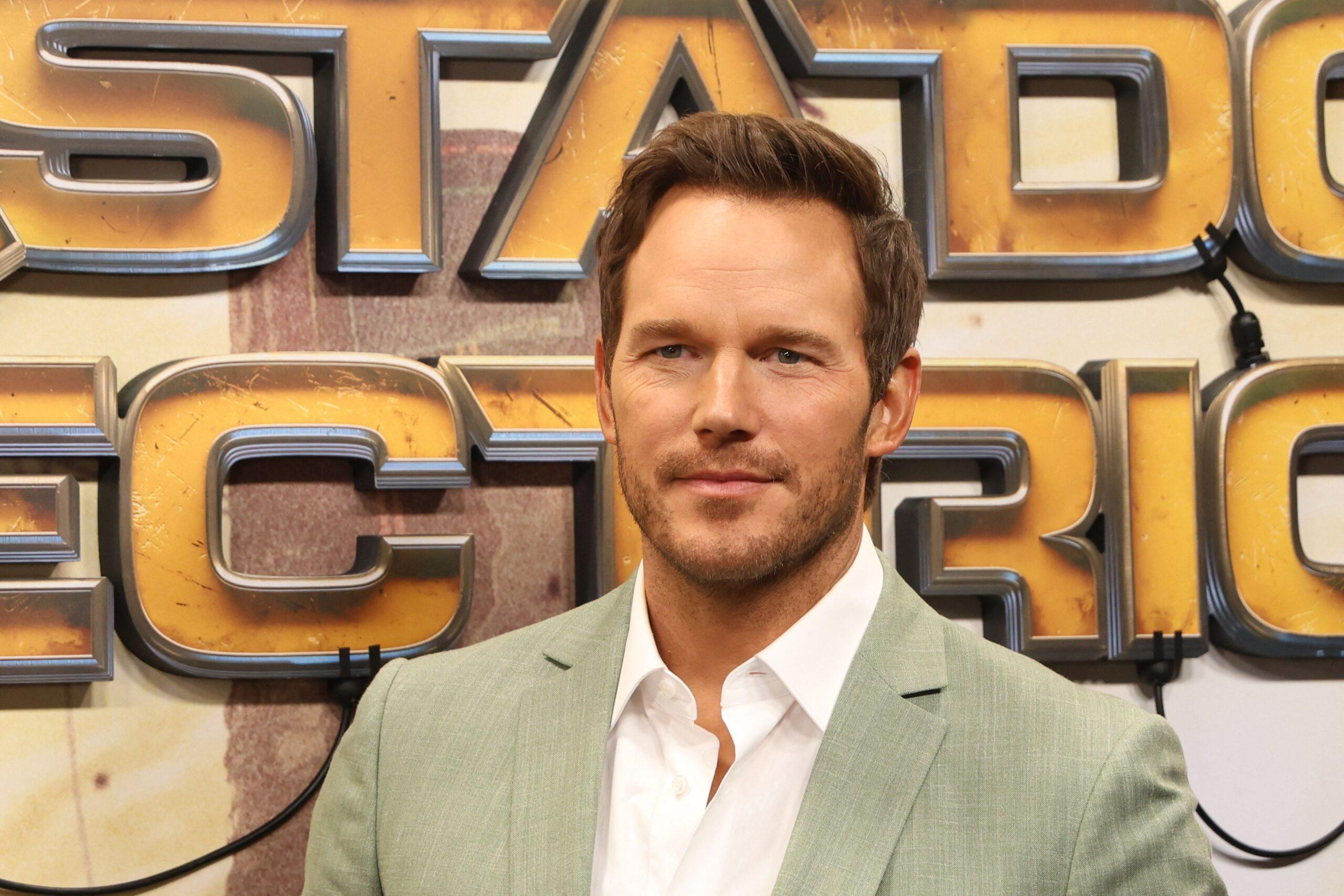 Chris Pratt in the premiere of the movie 