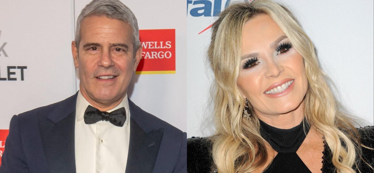 Andy Cohen and Tamra Judge