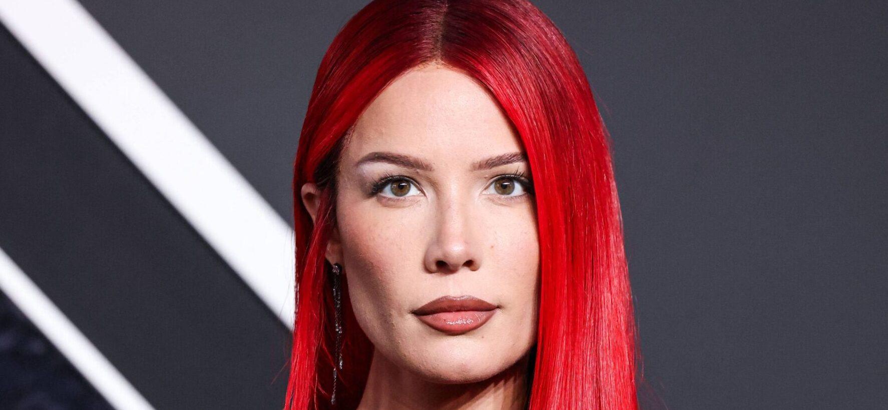 ELMONT, NEW YORK, USA - SEPTEMBER 11: 2024 MTV Video Music Awards held at UBS Arena on September 11, 2024 in Elmont, New York, United States. 12 Sep 2024 Pictured: Halsey. Photo credit: Xavier Collin/Image Press Agency/MEGA TheMegaAgency.com +1 888 505 6342 (Mega Agency TagID: MEGA1197972_072.jpg) [Photo via Mega Agency]