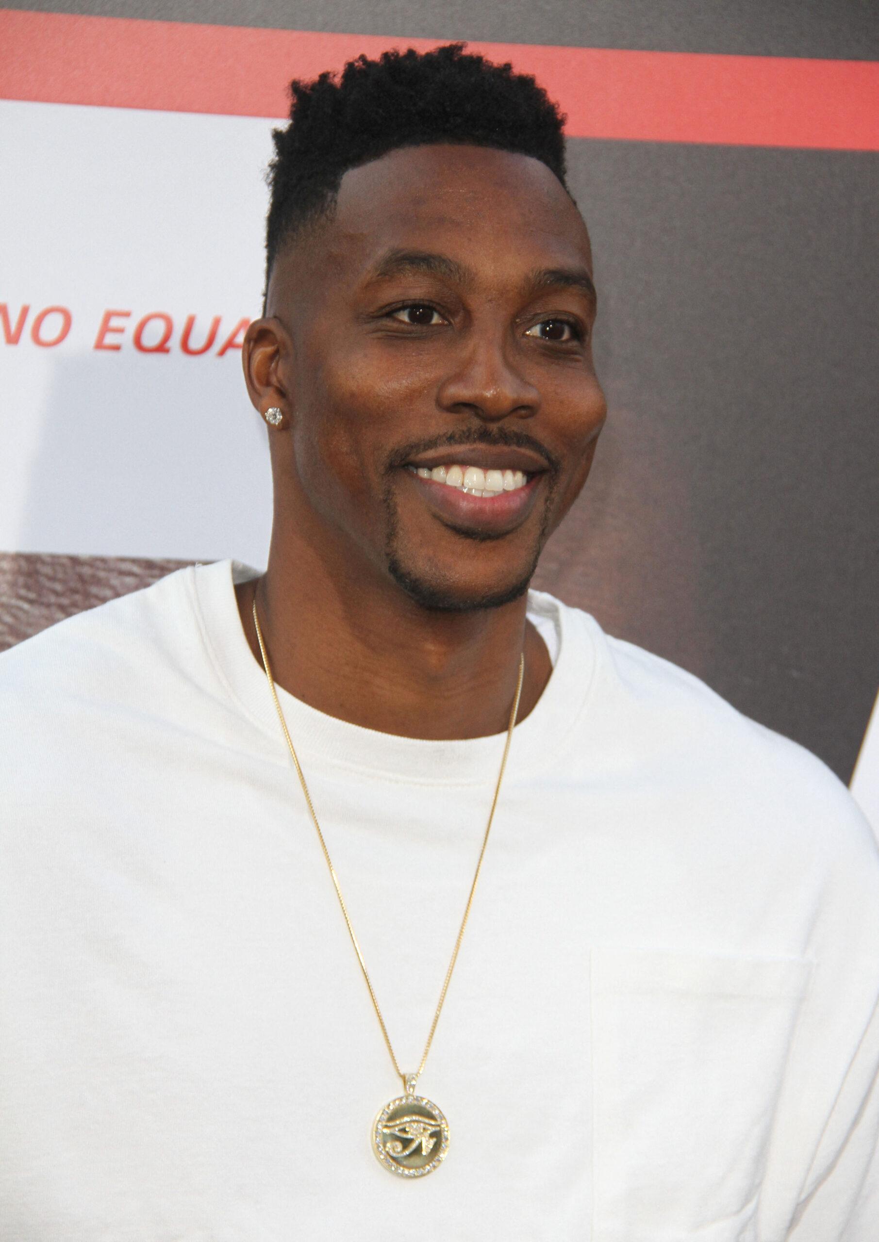 Dwight Howard menghadiri premier equalizer 2 di Los Angeles