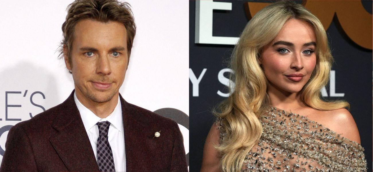 Dax Shepard (left) Sabrina Carpenter (right)