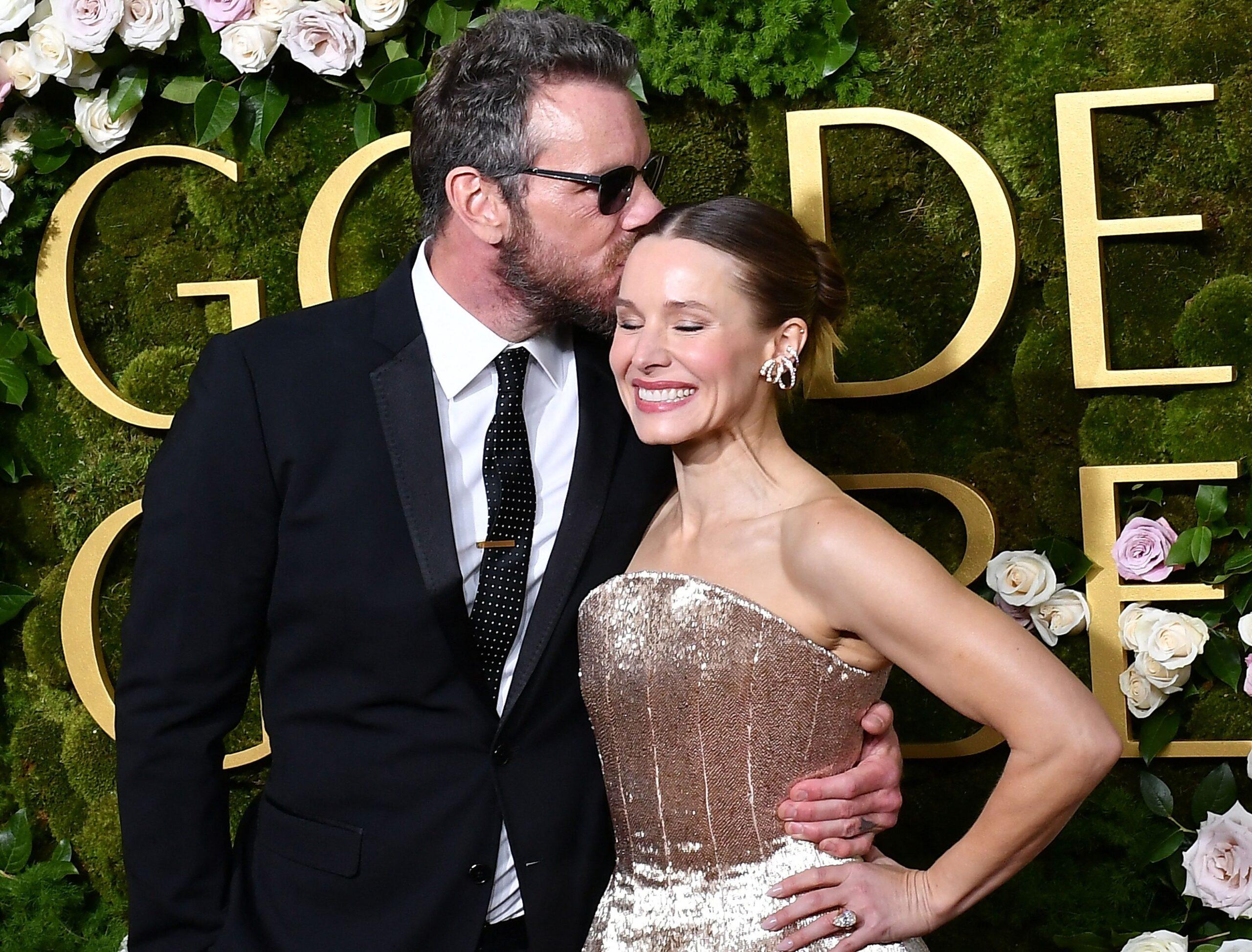 Dax Shepard dan Kristen Bell di Golden Globe Awards ke -82 