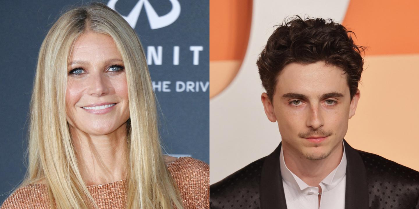 Gwyneth Paltrow and Timothee Chalamet