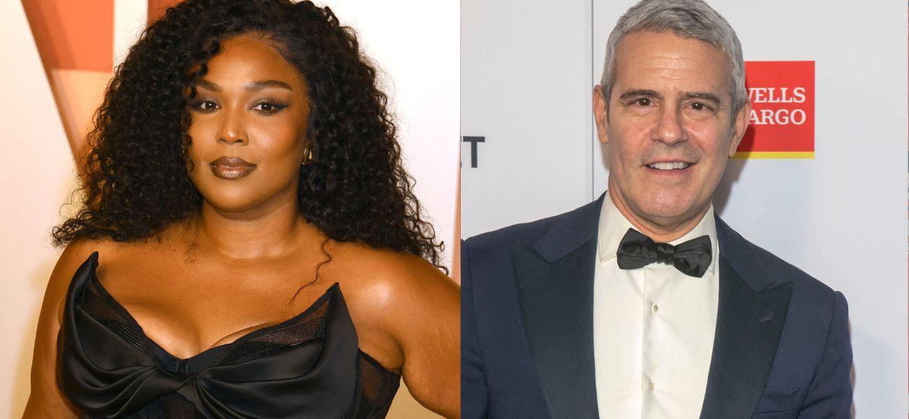 Lizzo (left) Andy Cohen (right)