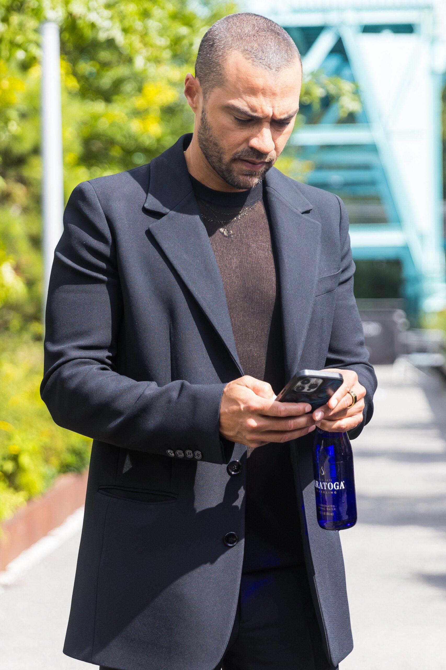 Jesse Williams at Michael Kors Collection Spring/Summer 2024 Runway Show