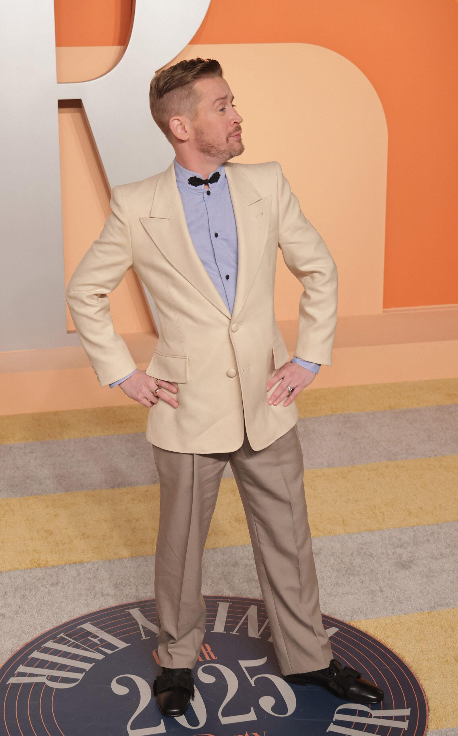 Macaulay Culkin en la fiesta de los Oscar de Vanity Fair 2025