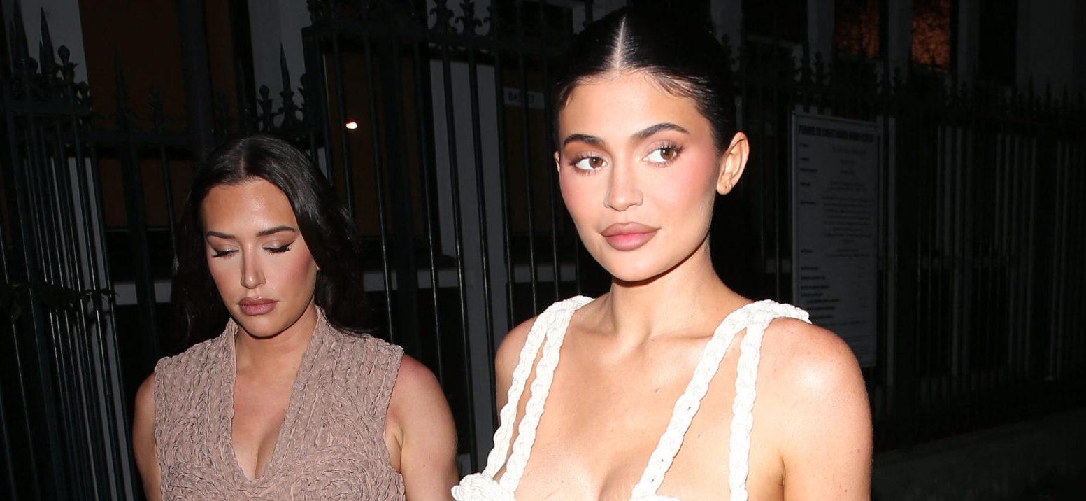Kylie Jenner and BFF stassie head to the Balmain Runway show in Paris. 28 Sep 2022 Pictured: Kylie Jenner. Photo credit: TheRealSPW/ MEGA TheMegaAgency.com +1 888 505 6342 (Mega Agency TagID: MEGA902227_005.jpg) [Photo via Mega Agency]