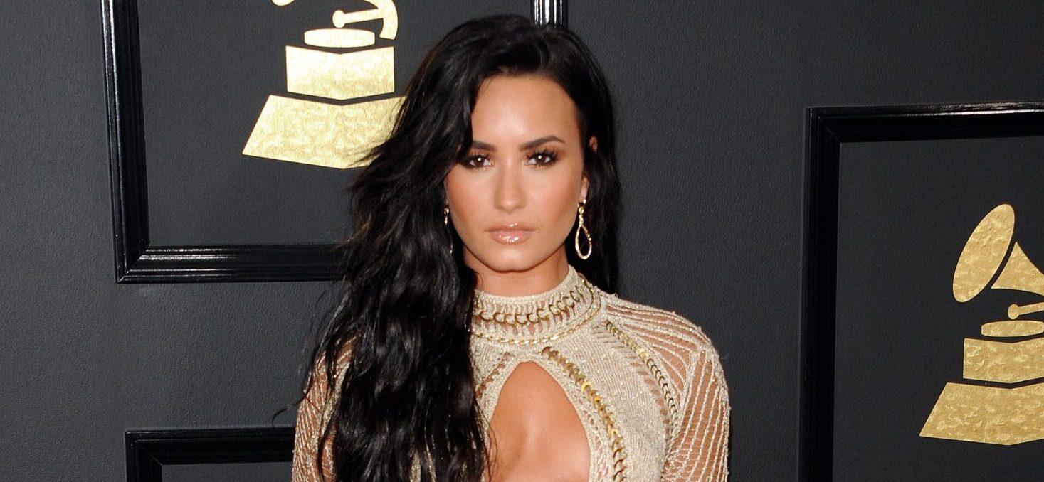 59th GRAMMY Awards held at the Staples Center in Los Angeles. 12 Feb 2017 Pictured: Demi Lovato. Photo credit: Lumeimages / MEGA TheMegaAgency.com +1 888 505 6342 (Mega Agency TagID: MEGA1185900_014.jpg) [Photo via Mega Agency]