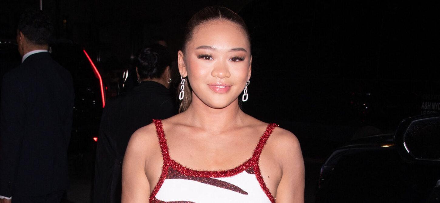 Glamour Women of the Year Awards-Outside Arrivals The Pool, NY. 01 Nov 2022 Pictured: Sunisa Lee. Photo credit: RCF / MEGA TheMegaAgency.com +1 888 505 6342 (Mega Agency TagID: MEGA913469_026.jpg) [Photo via Mega Agency]