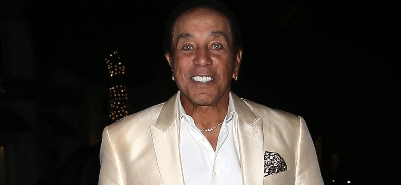 Smokey Robinson and his wife were seen leaving Mr Chow Restaurant in Beverly Hills, CA