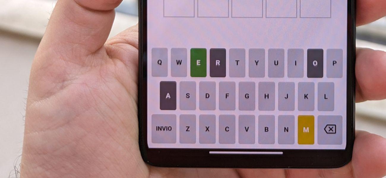 Wordle on phone