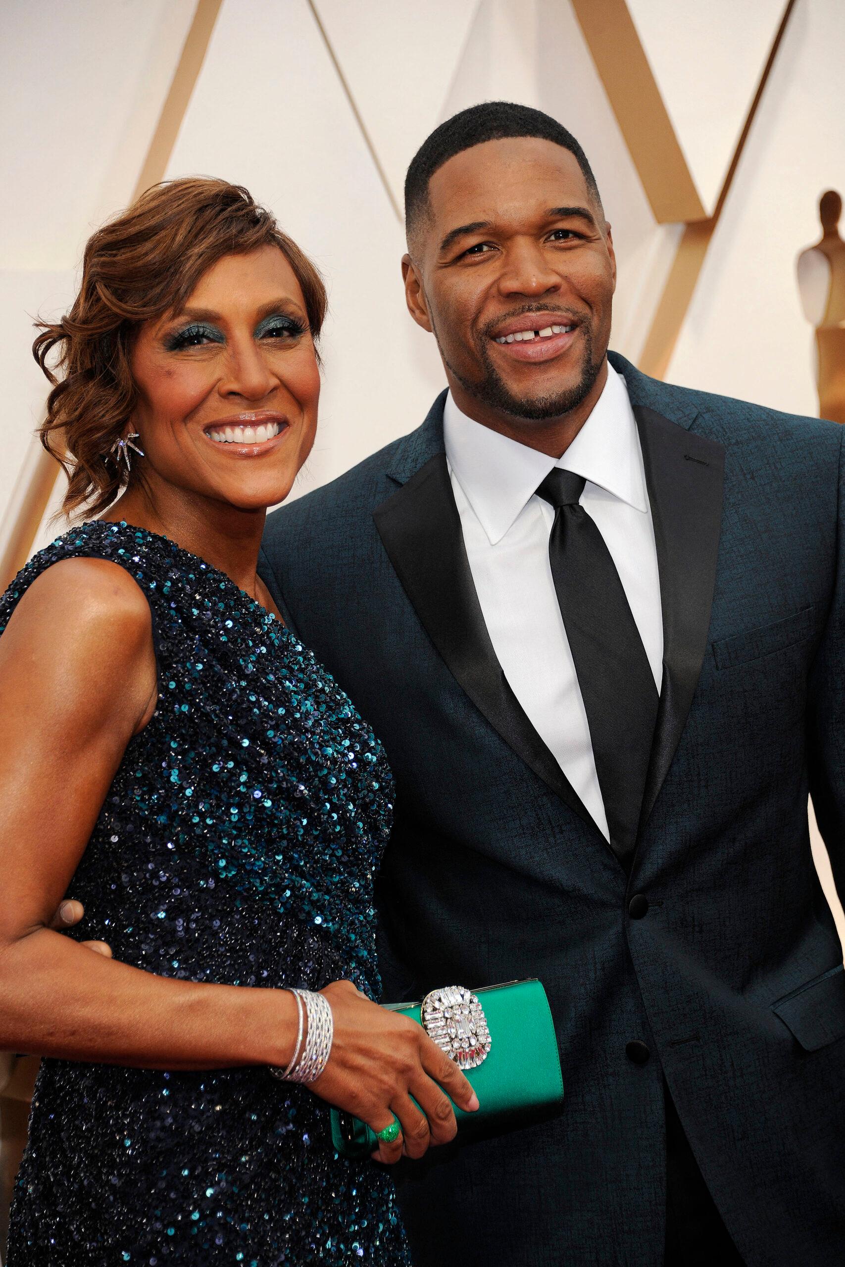 Michael Strahan and Robin Roberts at 92nd Annual Academy Awards Oscar Ceremony 