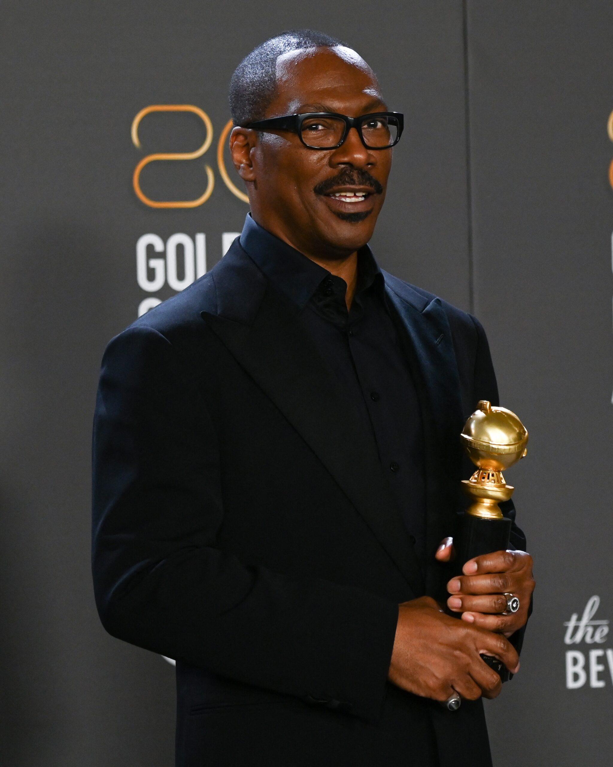 Eddie Murphy at the 80th Annual Golden Globe Awards - Press Room
