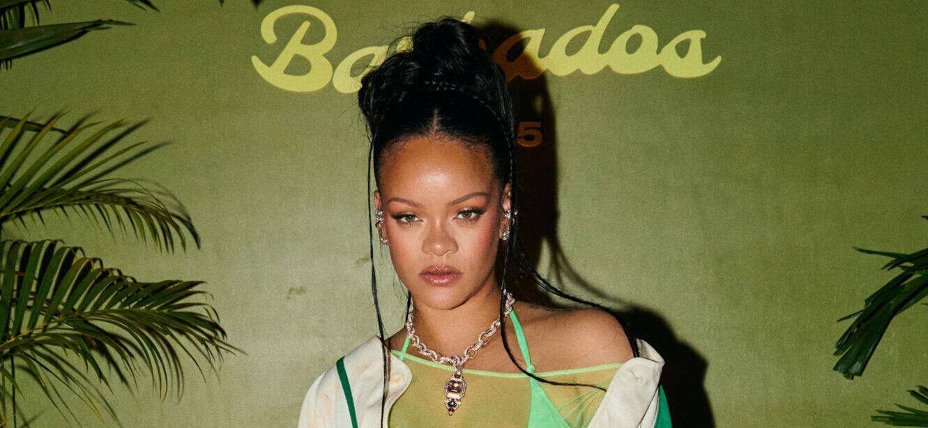 Fashion icon Rihanna wears a neon tutu dress with a bikini top and her latest Puma Avanti LS sneakers at a Fenty x Puma party in her home country of Barbados on March 11., Rihanna completed her eye-catching look with a baseball jersey as she partied with guests including Puma athletes Skylar Diggins-Smith, Charokee Young, and Shericka Jackson, along with Serena Page, Kordell Beckham, Achieng Agutu, Isan Elba, Avani, Rickey Thompson, Jaida Buni, Nate White., The new Fenty x Puma collection is now available worldwide at PUMA.com, Puma flagship stores and select global retailers., *MANDATORY BYLINE - MUST CREDIT: Dennis Leupold/PUMA/Mega. 11 Mar 2025 Pictured: Rihanna celebrates the new Fenty x Puma collection with a release party in Barbados. *MANDATORY BYLINE - MUST CREDIT: Dennis Leupold/PUMA/Mega. Photo credit: Dennis Leupold/PUMA/Mega TheMegaAgency.com sales@mega.global (Mega Agency TagID: MEGA1282827_001.jpg) [Photo via Mega Agency]