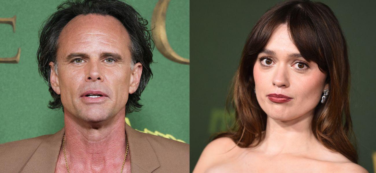 Walton Goggins (left) Aimee Lou Wood (right)