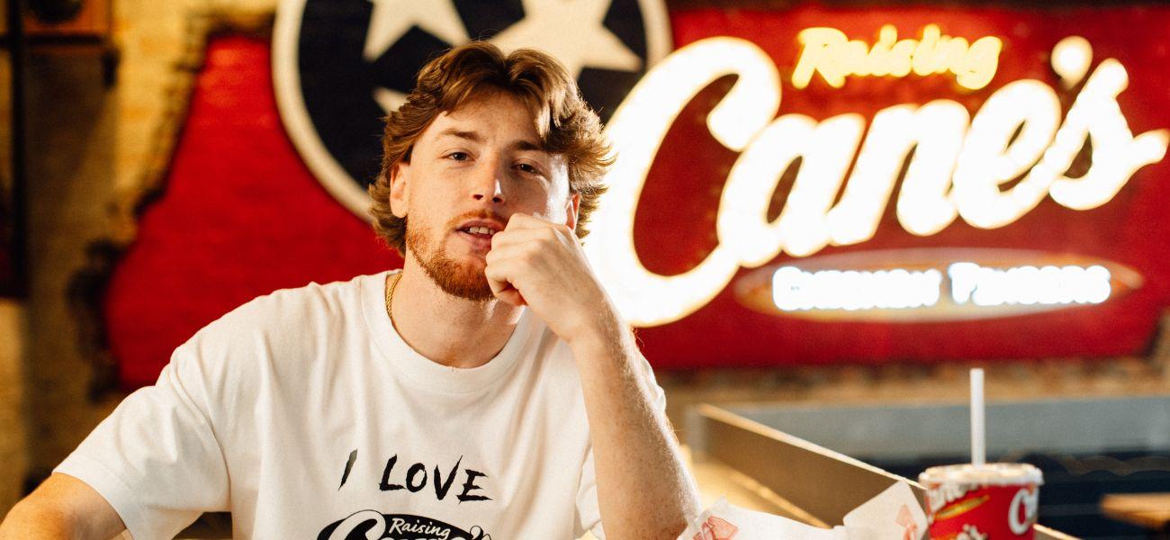 Bailey Zimmerman at Raising Cane's