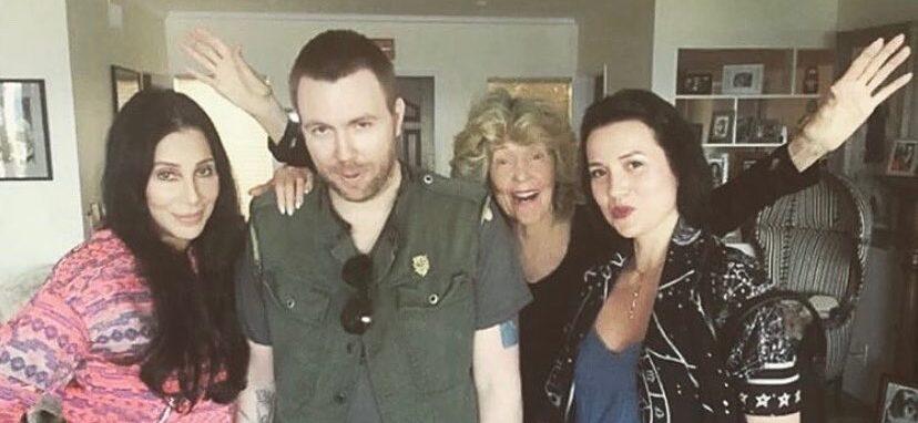 Marieangela King, Cher, and Elijah Blue Allman