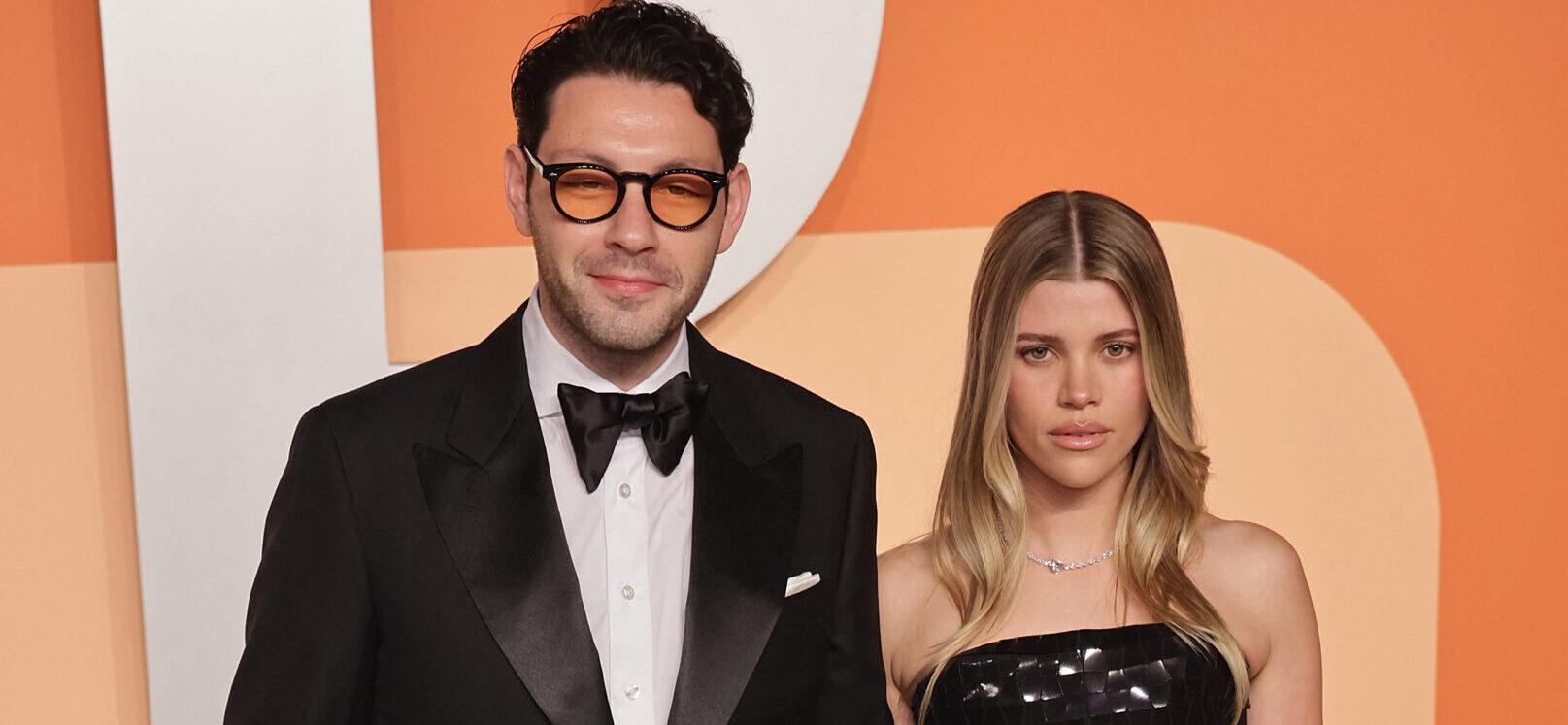 Sofia Richie and Elliot Grainge attend the 2025 Vanity Fair Oscar Party