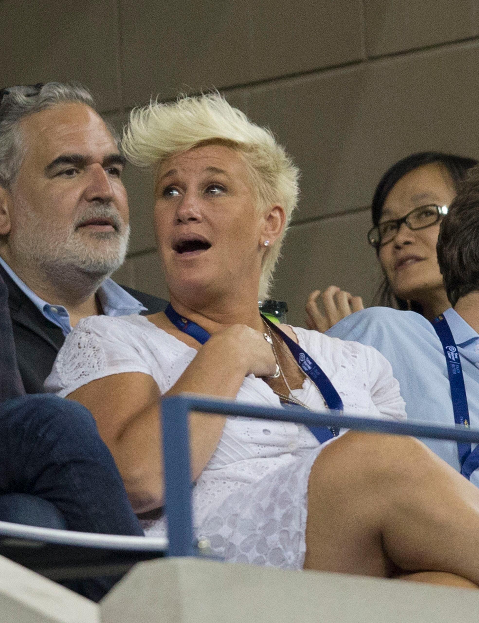 Late Chef Anne Burrell attends Day Ten of the 2014 US Open