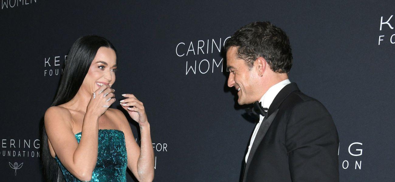 Katy Perry and Orlando Bloom on the red carpet