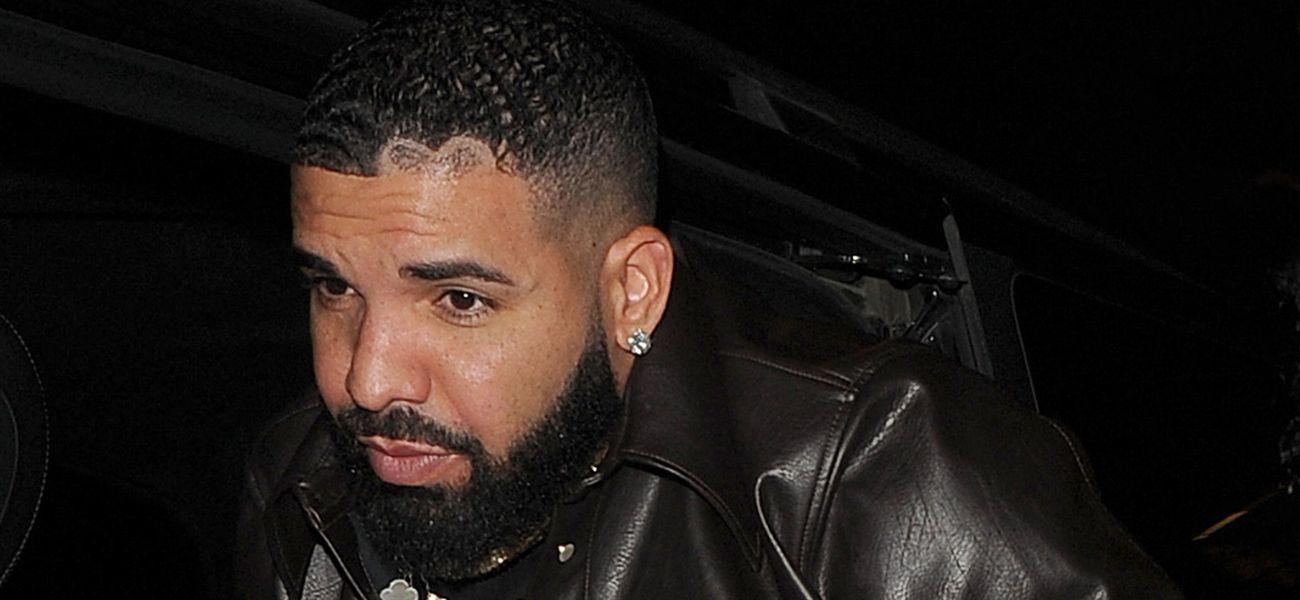 Drake seen leaving a party