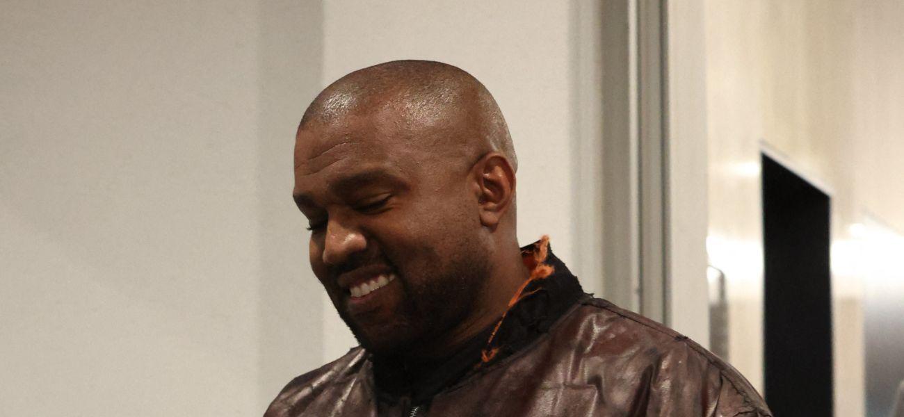 Kanye seen leaving e.baldi restaurant