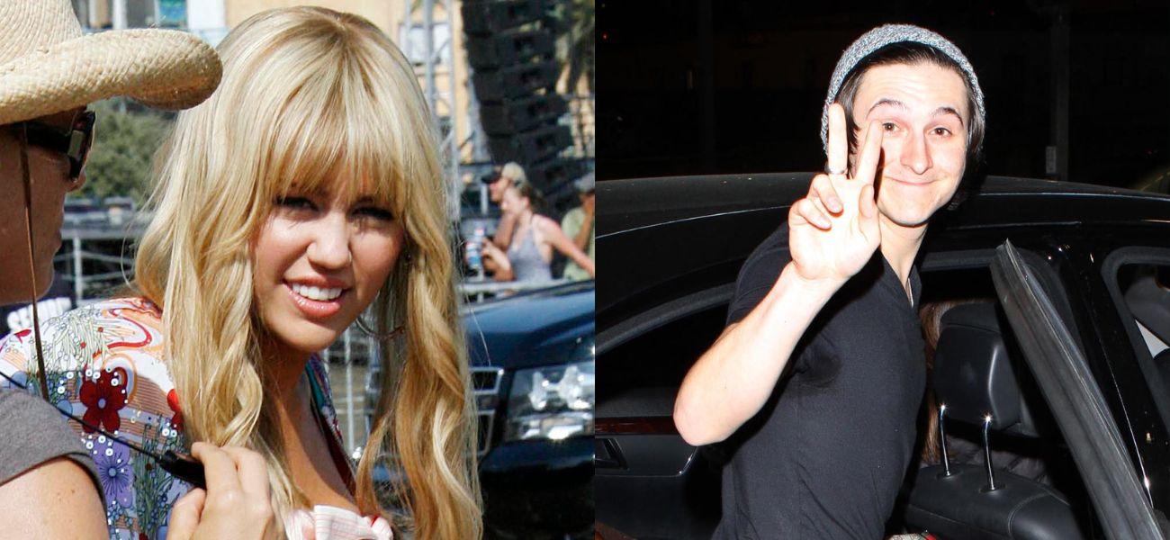 Hannah Montana (left) Mitchel Musso (right)