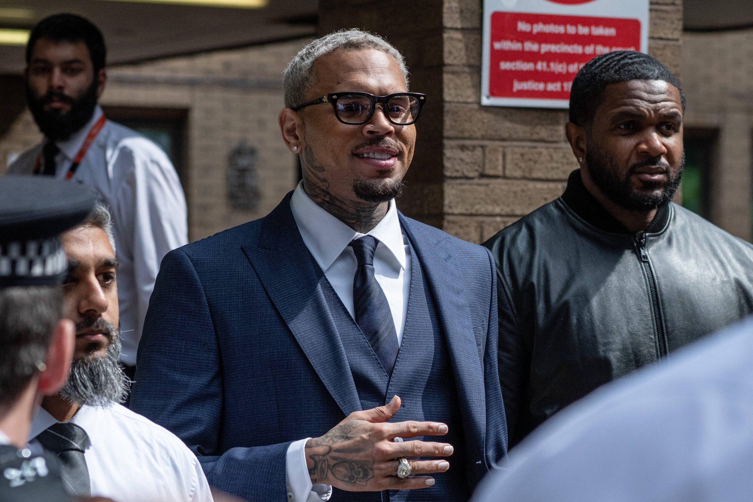 Chris Brown Appears In London Court On GBH Charge