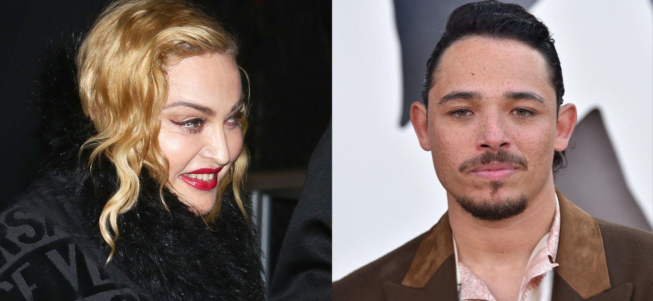 Madonna (left) Anthony Ramos (right)