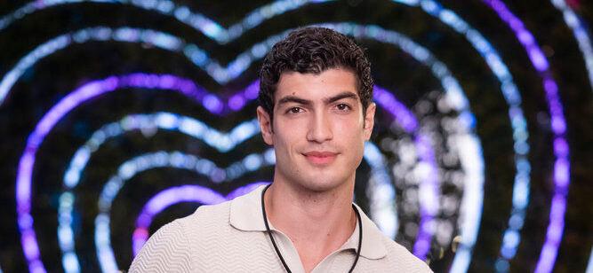 "Love Island" contestant in the villa.