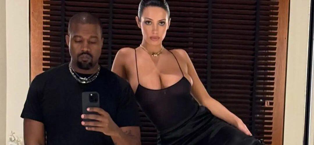 Bianca Censori and Kanye West selfie