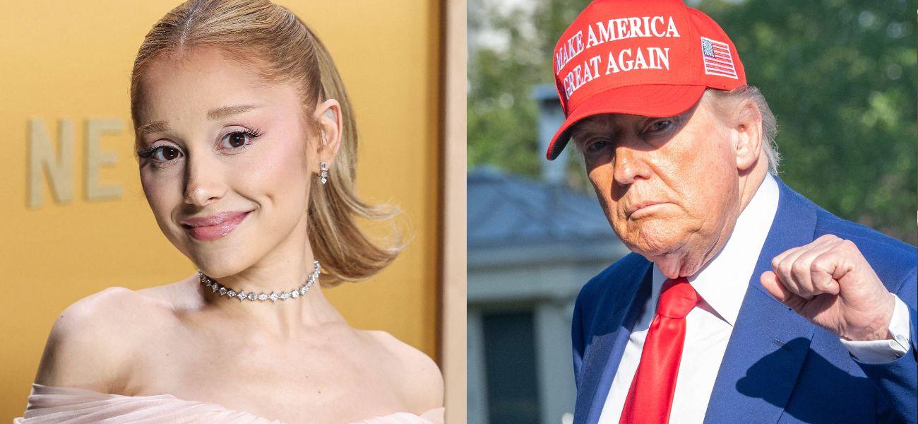 ///ariana grande donald trump