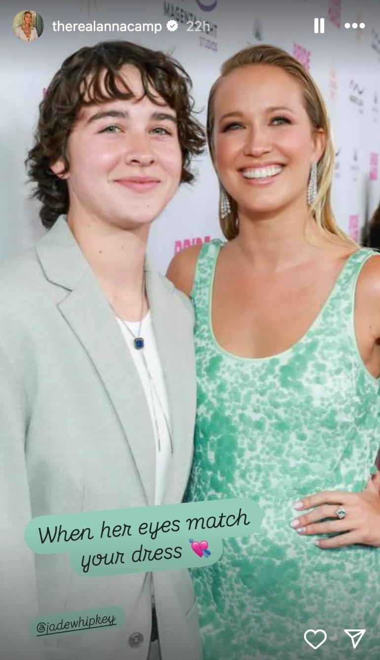 Anna Camp and her girlfriend
