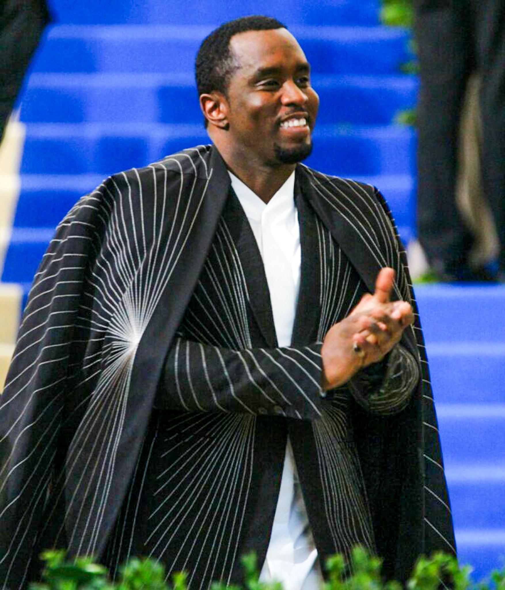 Sean P.Diddy Combs terlihat di Met Gala pada tahun 2017