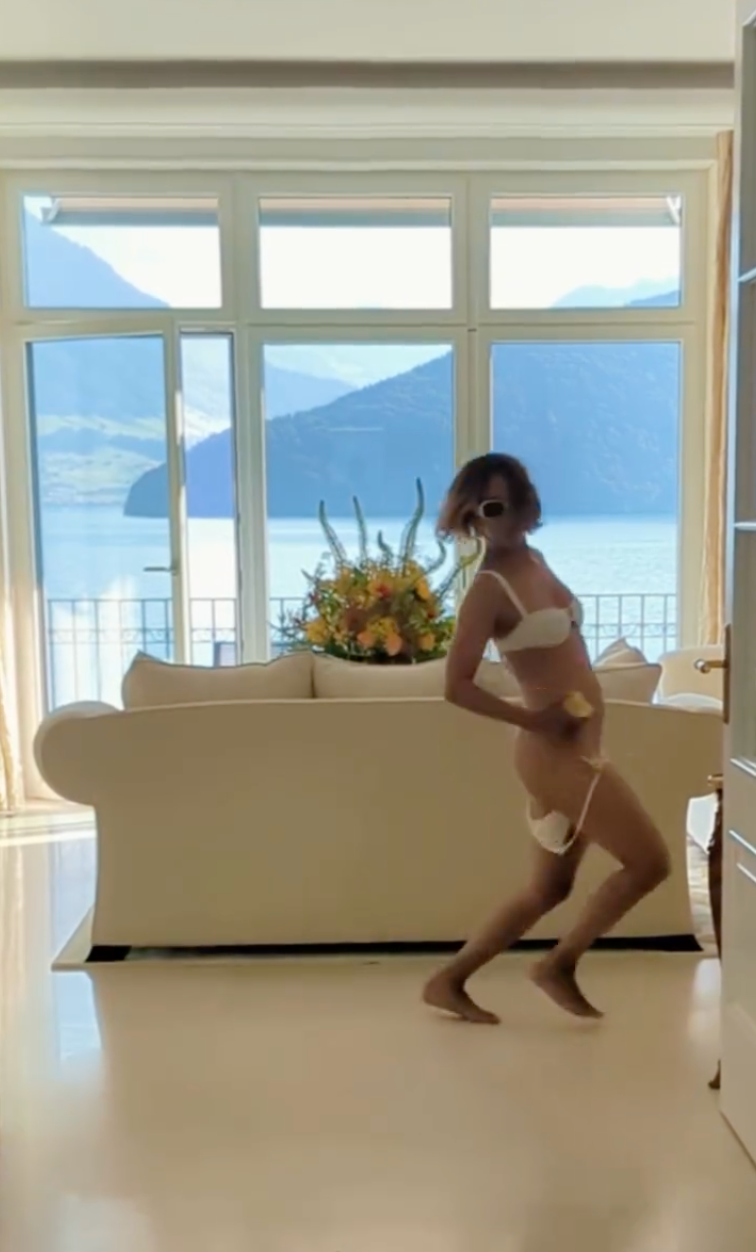 Halle Berry dancing.