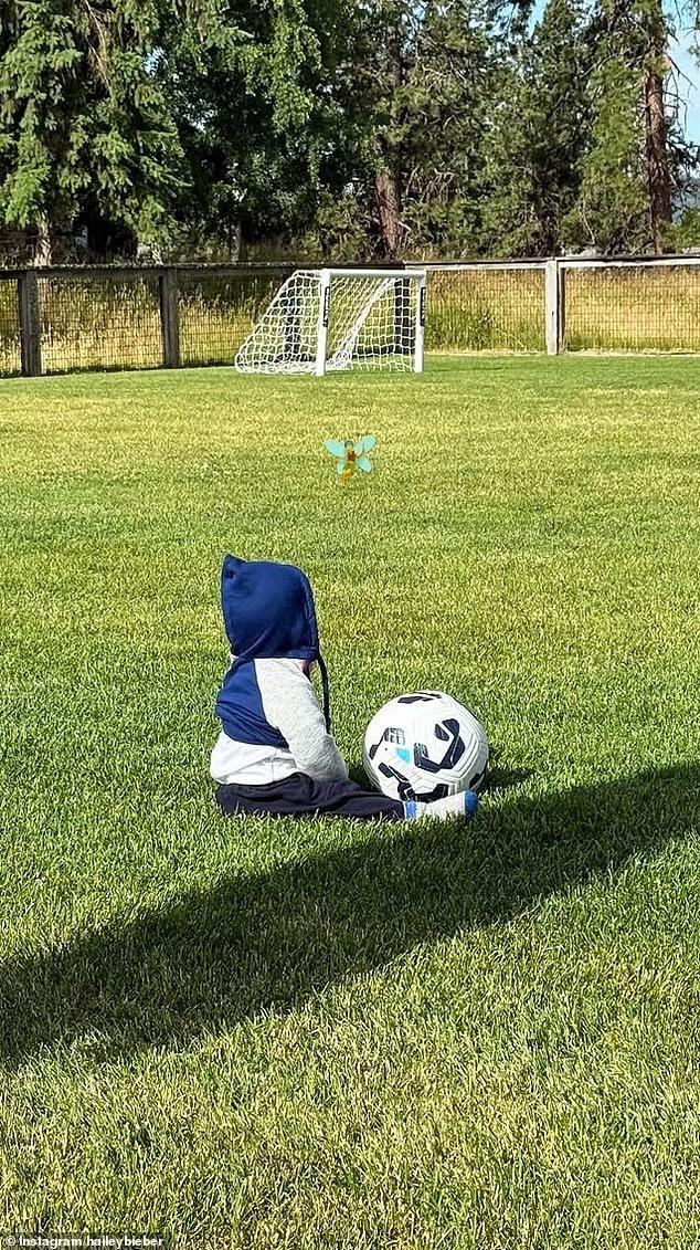 Jack Blues in middle of soccer field