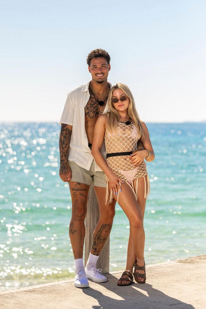 Hannah Fields and Pepe Garcia on 'Love Island.'
