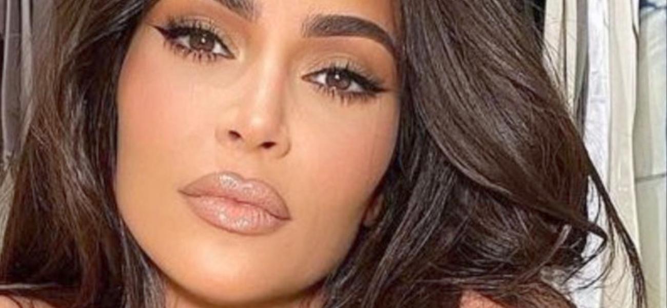 Kim Kardashian close up