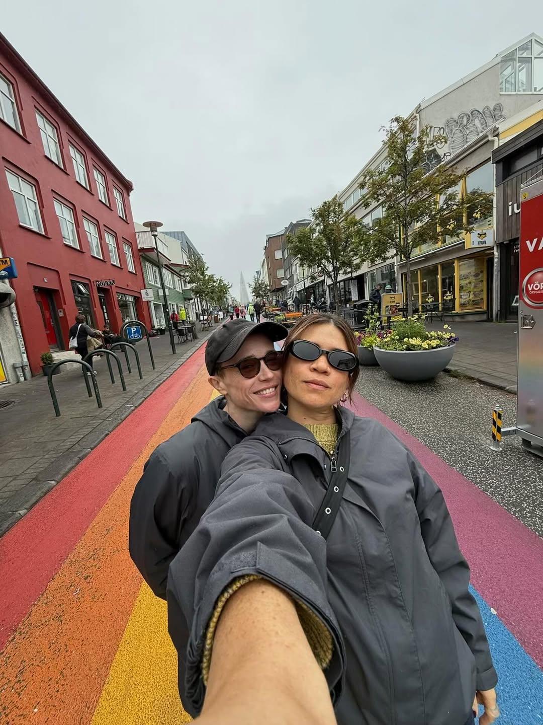Elliot Page and girlfriend