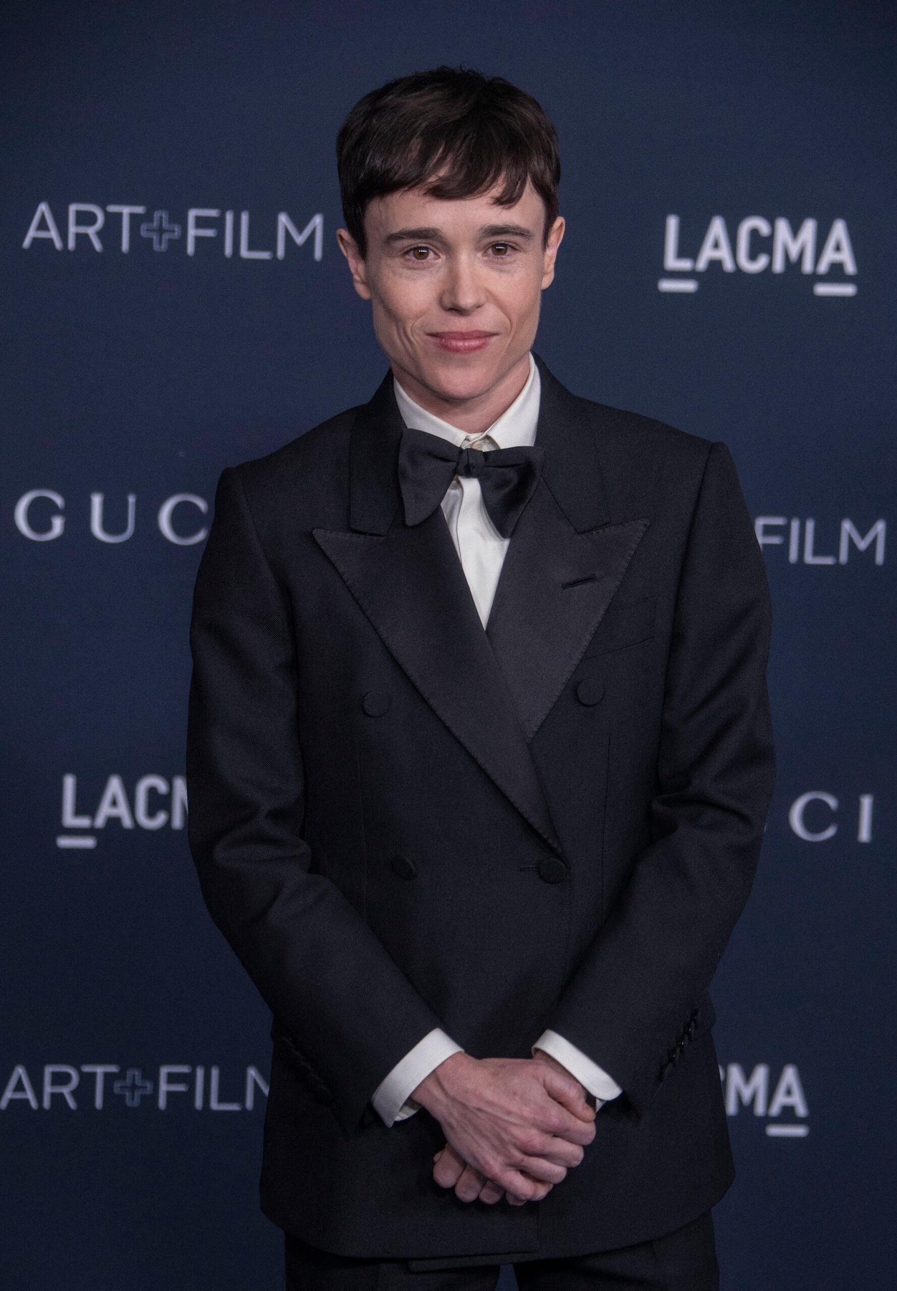 Elliot Page at LACMA Art + Film Gala