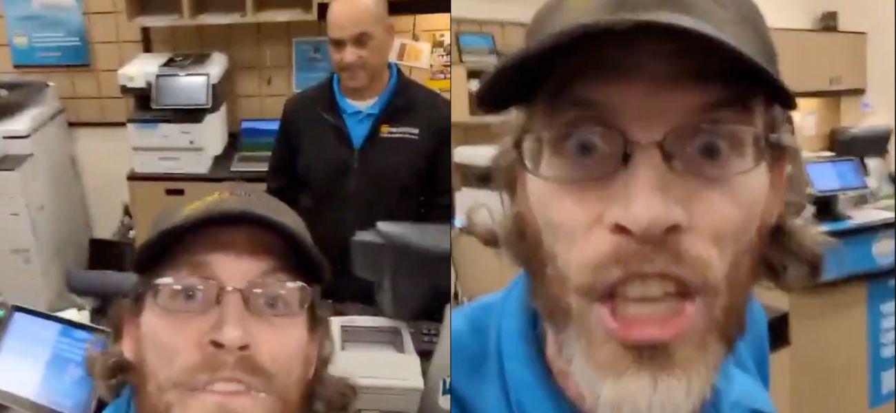 UPS worker goes off on rant