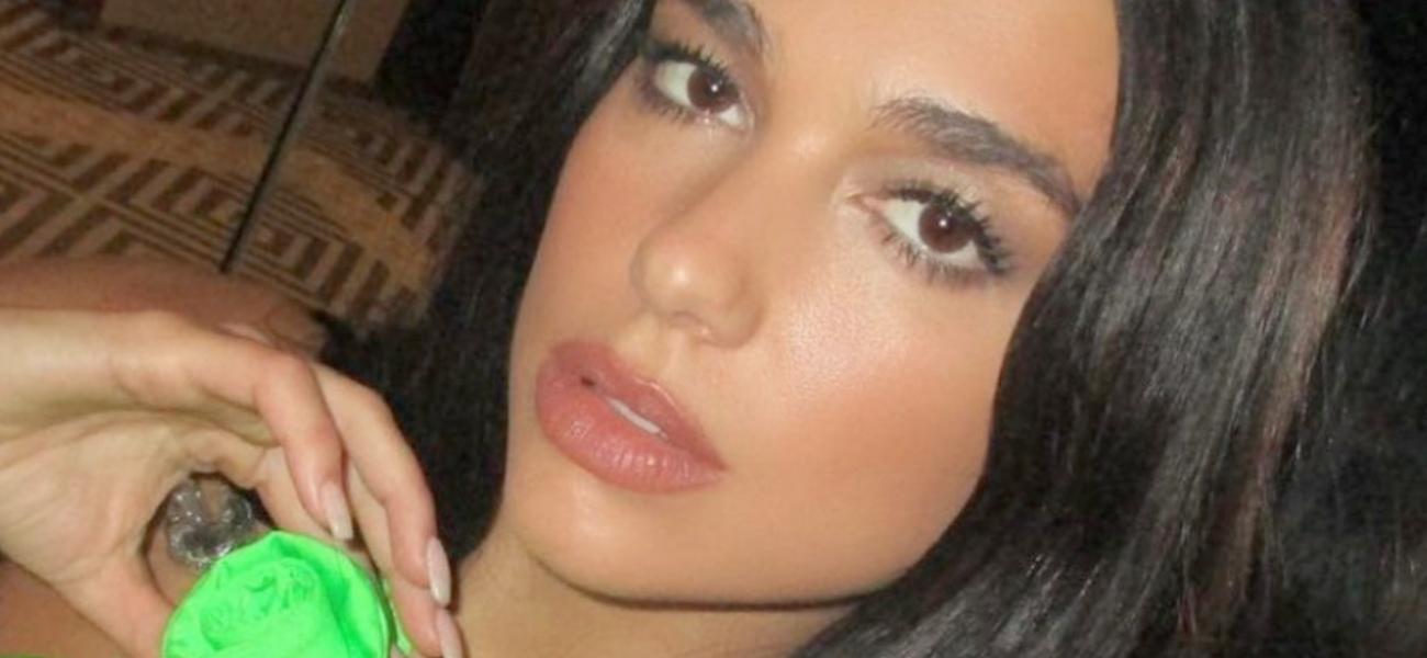 Dua Lipa close up