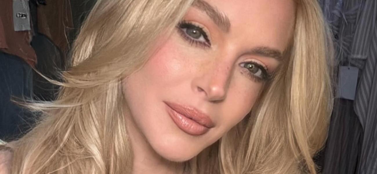 Lindsay Lohan close up