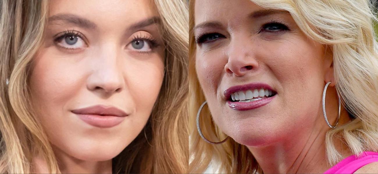 Sydney Sweeney and Megyn Kelly collage
