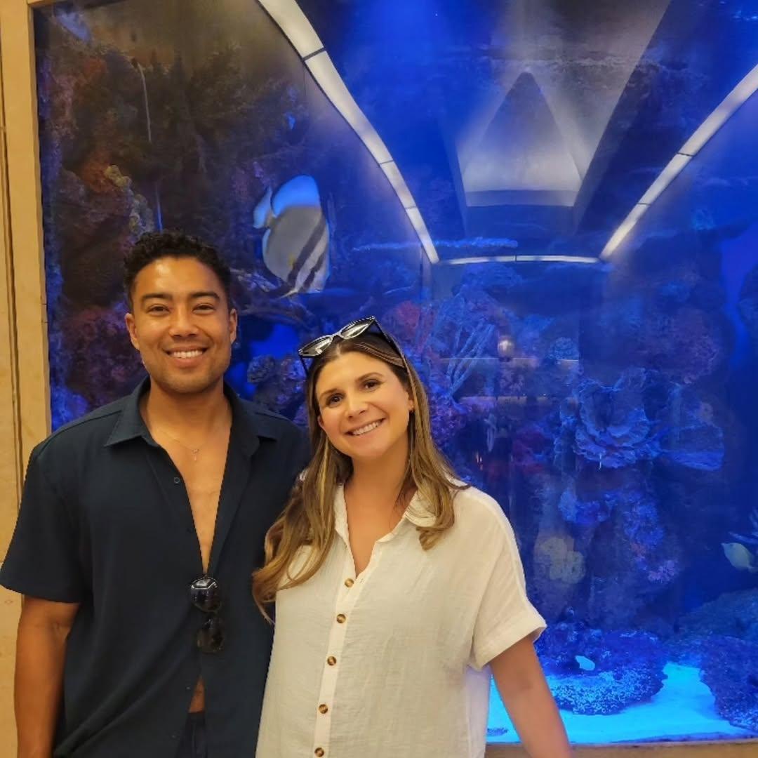 Janet Caperna and Jason Caperna smiling