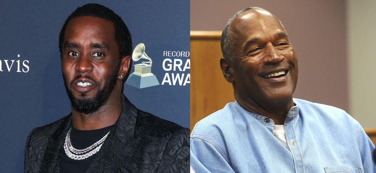 Diddy, O.J. Simpson photo collage