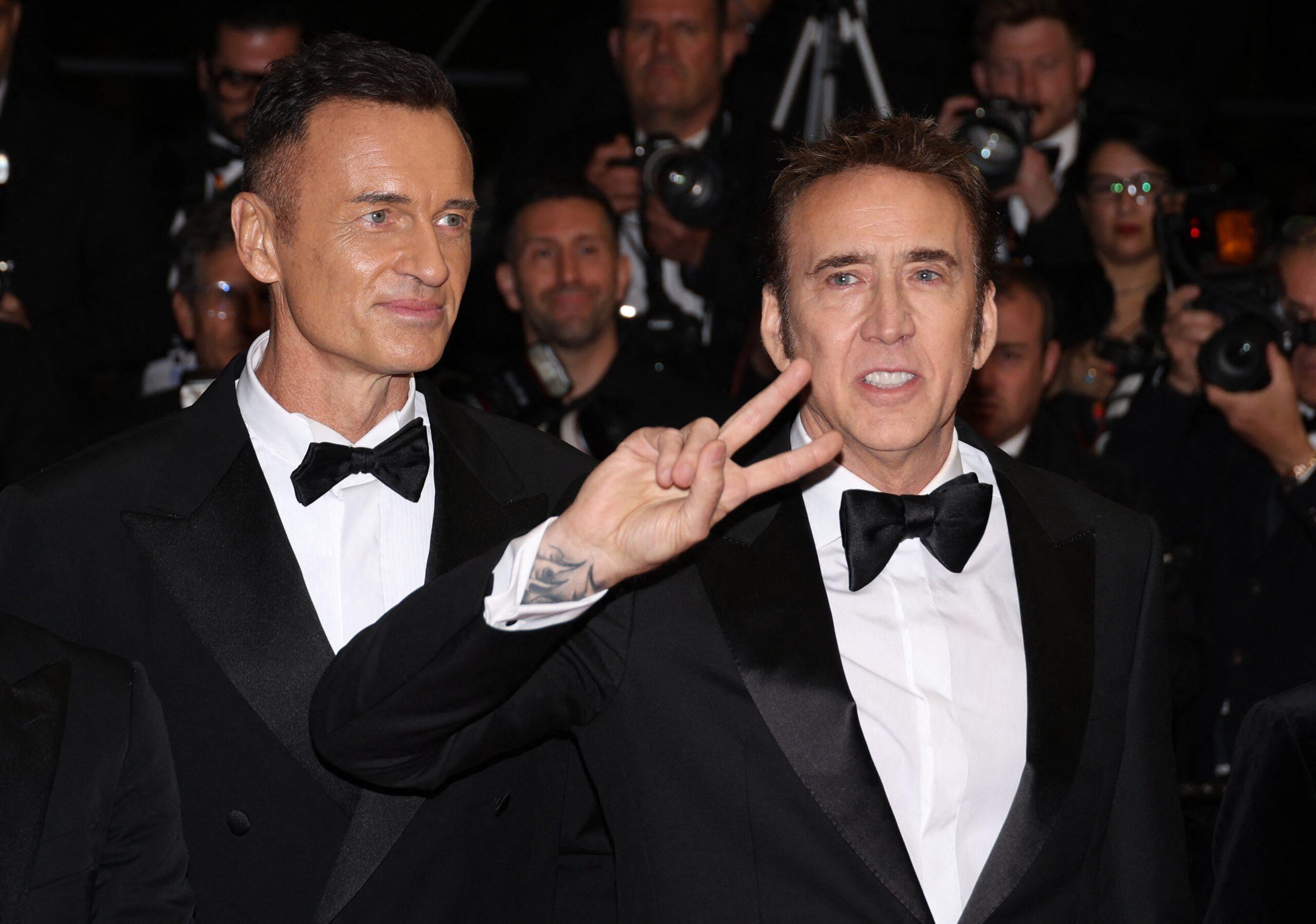 Julian McMahon and Nicholas Cage at "The Surfer" Red Carpet - The 77th Annual Cannes Film Festival